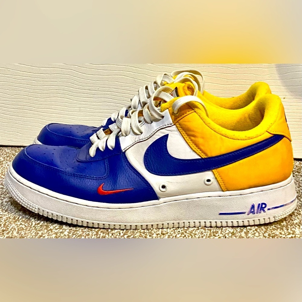 Nike Air Force 1 Low Mini Swoosh FC Barcelona 823511-404 2017 Blue Men’s Sz 11